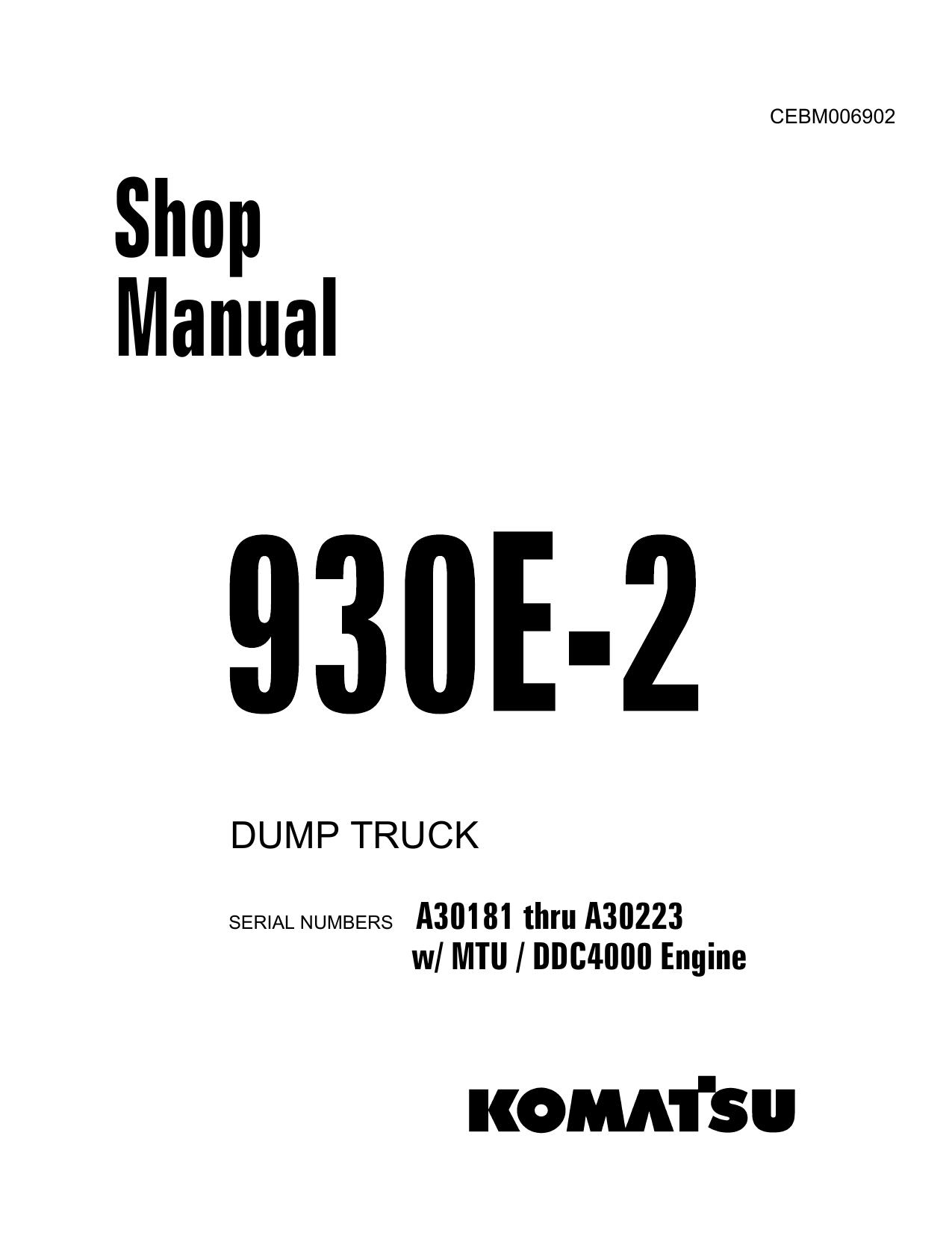 930E-2 Shop Manual (2)